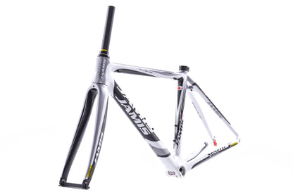 NEW 2011 Jamis Xenith Team Di2 Frame Kit Chromium/Pearl White 48 Di2 / eTap only