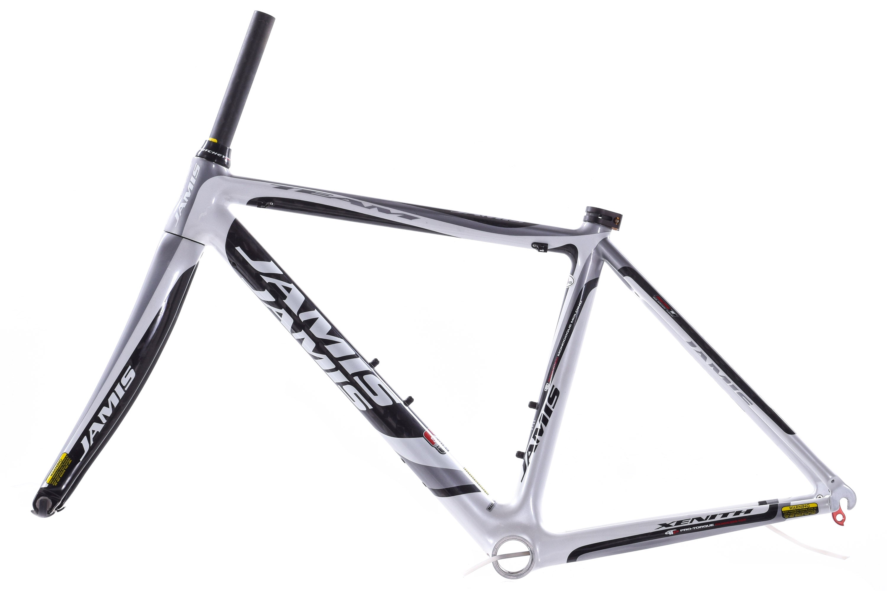 NEW 2011 Jamis Xenith Team Di2 Frame Kit Chromium/Pearl White 48 Di2 /
