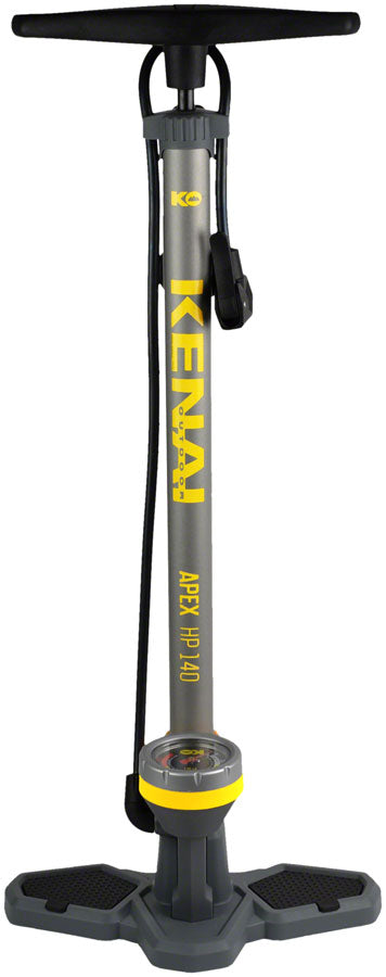 NEW Kenai Outdoor Apex HP Floor Pump - 140 Psi, Gray - Around the Cycle