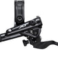 NEW Shimano Deore XT BL-M8100/BR-M8120 Disc Brake and Lever - Front Hydraulic Post Mount 4-Piston Finned Metal Pads Black