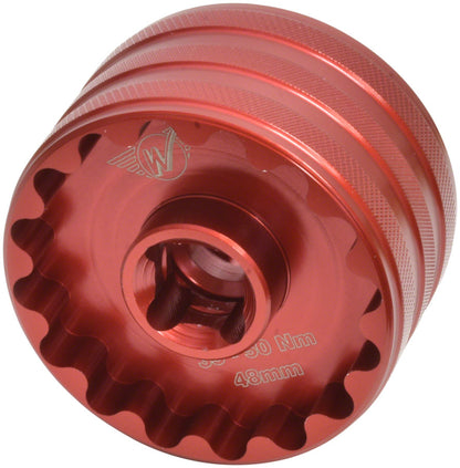 NEW Wheels Manufacturing BBTOOL-48-44 Bottom Bracket Socket for 48.5mm and 44mm 16-Notch Cups - Around the Cycle