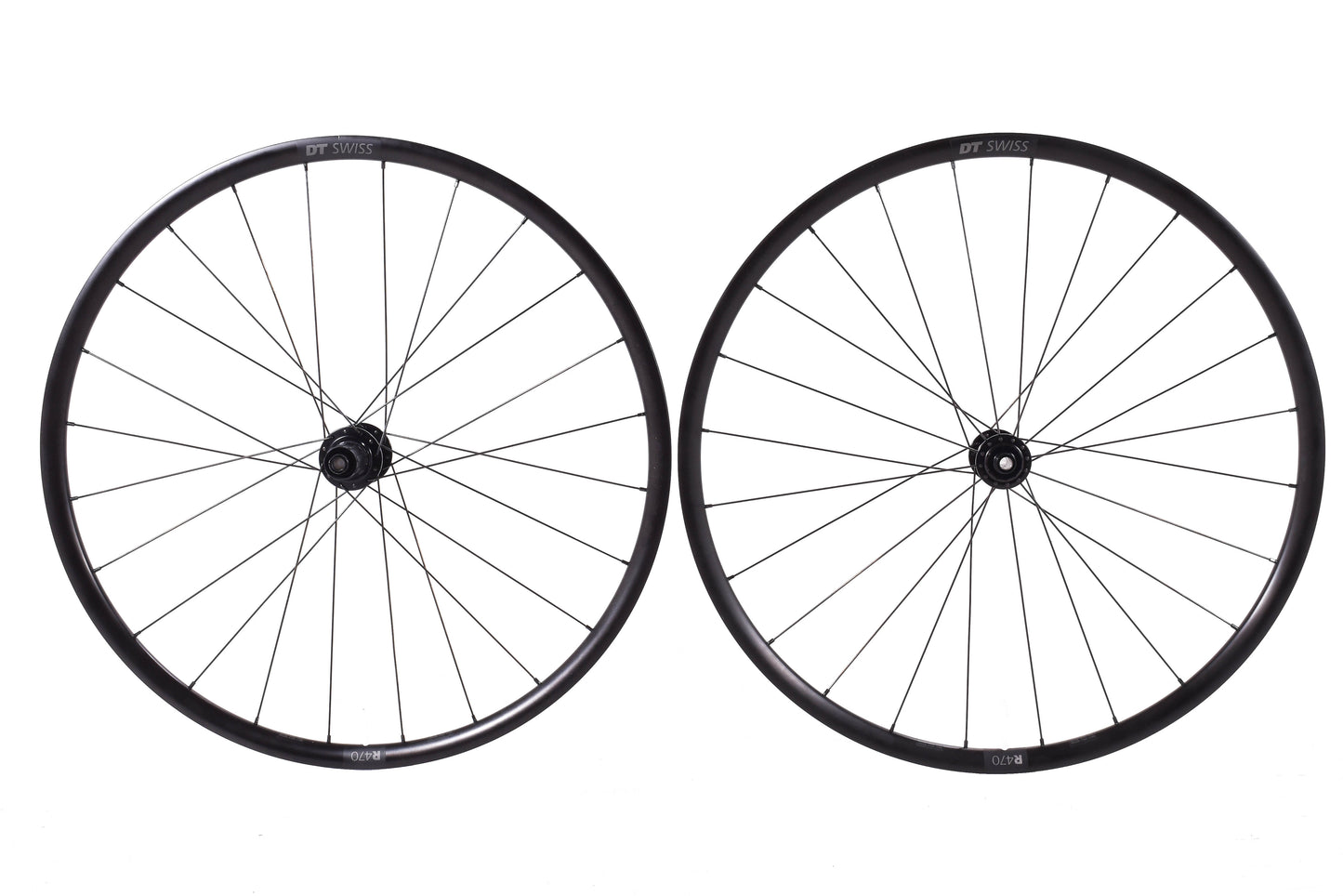 NEW take off DT Swiss R470 700C CL Disc Road Wheelset Shimano HG 12mm Thru Axle