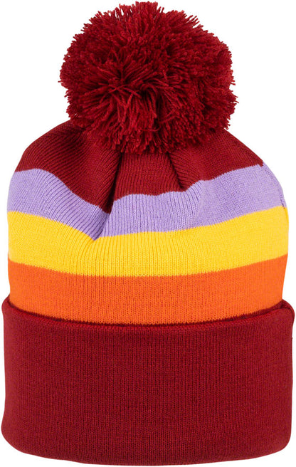NEW Salsa Arctica Pom Hat - Burgundy, Maroon, Lavender, Maize, Orange, One Size - Around the Cycle