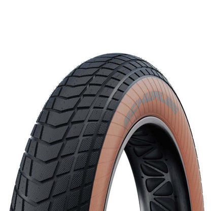 NEW Schwalbe Super Moto-X Tire - 20 x 4.00, Clincher, Wire, Black/Bronze, Active Line, Green - Around the Cycle