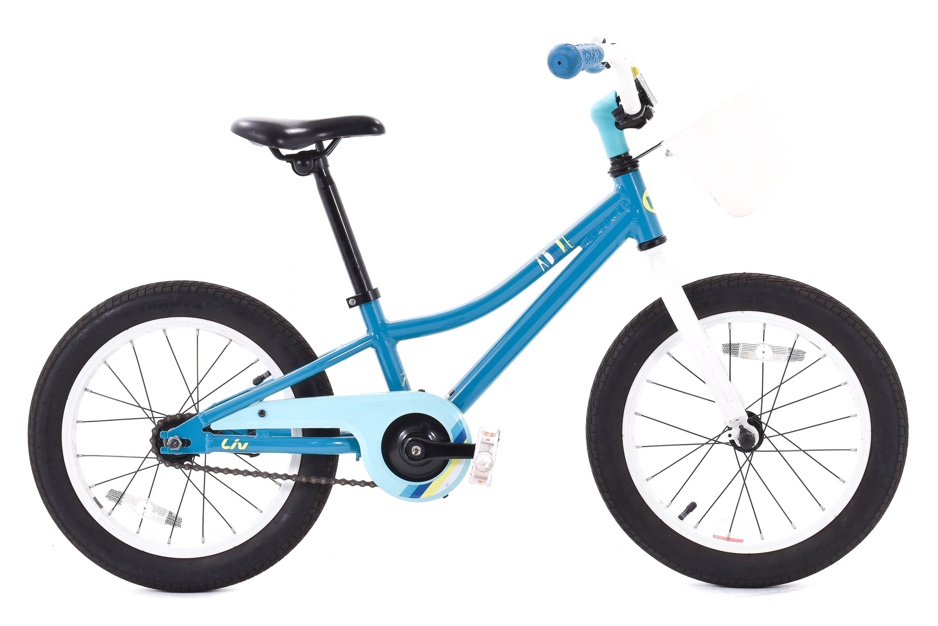 USED Giant Liv Adore Kids 16 Bike Teal White w Training Wheels