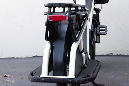 DEMO Riese & Muller Multitinker Touring e-Cargo Bike, Pearl White / Matt Black + Passenger Kit