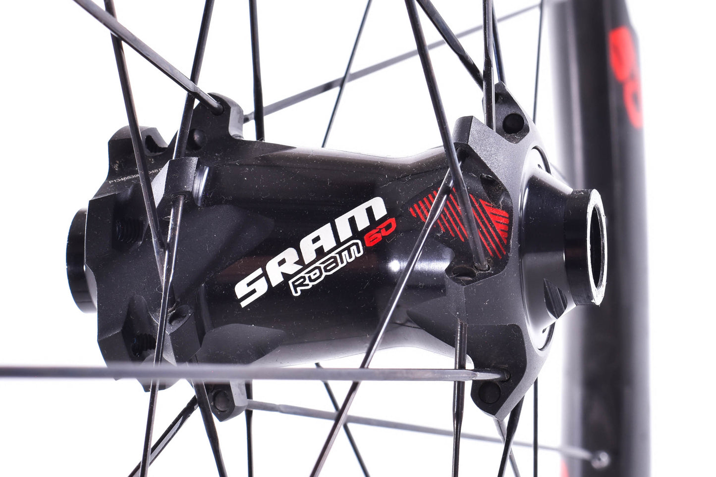 USED SRAM Roam 60 27.5/650B Carbon Wheelset XD 6 bolt Disc 12x142 15x100 Thru Axle non-boost MTB/Gravel