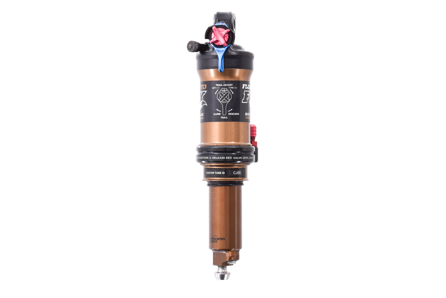 USED 2015 Fox Float CTD Rear Shock Kashima Boost Valve For 2015 Specialized Stumpjumper