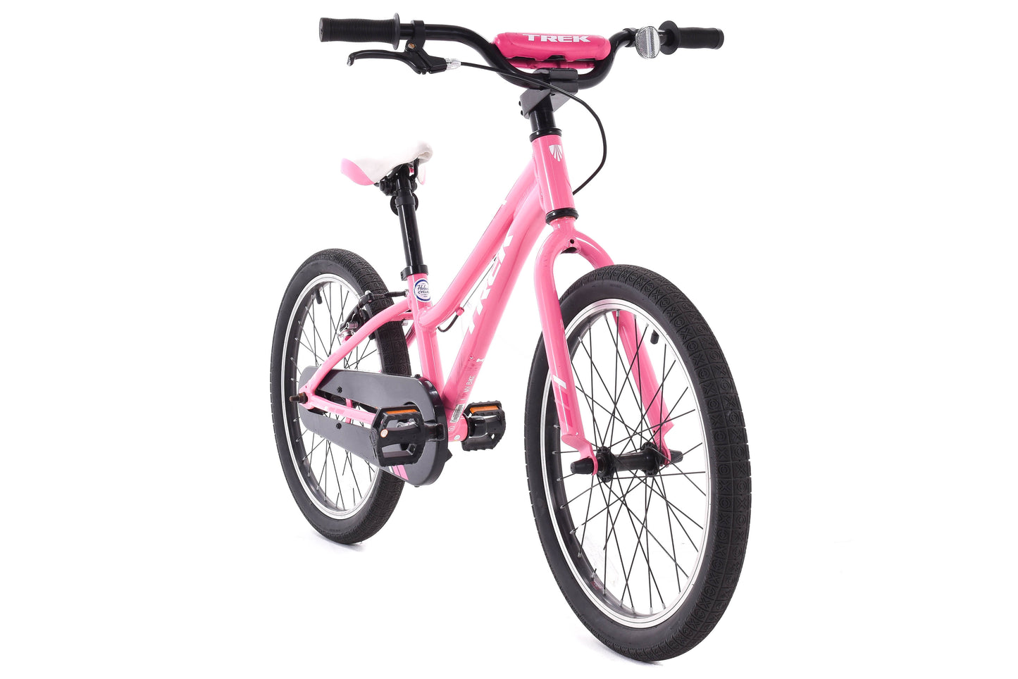 USED Trek Precaliber 20" Alloy Single Speed Kids Bike Pink White