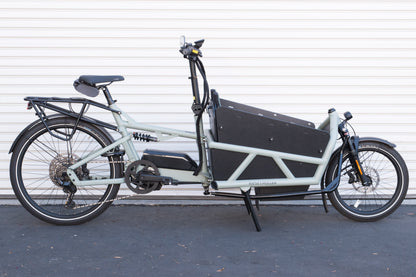 NEW* Riese & Muller Load4 60 touring HS Front Loader e-Cargo Bike, Tundra Grey Matt, Two Child Seats with Cover - Floor Model