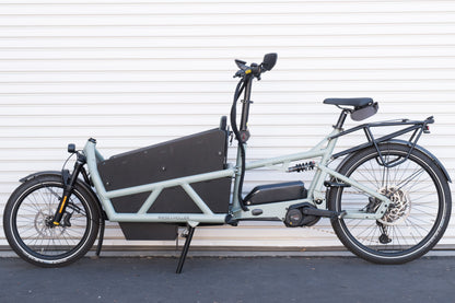NEW* Riese & Muller Load4 60 touring HS Front Loader e-Cargo Bike, Tundra Grey Matt, Two Child Seats with Cover - Floor Model
