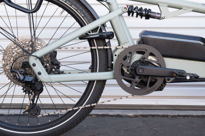 NEW* Riese & Muller Load4 60 touring HS Front Loader e-Cargo Bike, Tundra Grey Matt, Two Child Seats with Cover - Floor Model