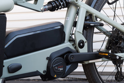 NEW* Riese & Muller Load4 60 touring HS Front Loader e-Cargo Bike, Tundra Grey Matt, Two Child Seats with Cover - Floor Model
