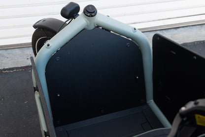 NEW* Riese & Muller Load4 60 touring HS Front Loader e-Cargo Bike, Tundra Grey Matt, Two Child Seats with Cover - Floor Model