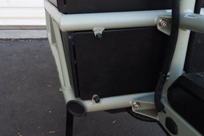 NEW* Riese & Muller Load4 60 touring HS Front Loader e-Cargo Bike, Tundra Grey Matt, Two Child Seats with Cover - Floor Model