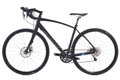 USED 2015 Specialized Diverge A1 56cm Aluminum Disc Road Bike w/ Carbon Fork Shimano Claris 2x8 speed Black