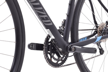 USED 2015 Specialized Diverge A1 56cm Aluminum Disc Road Bike w/ Carbon Fork Shimano Claris 2x8 speed Black