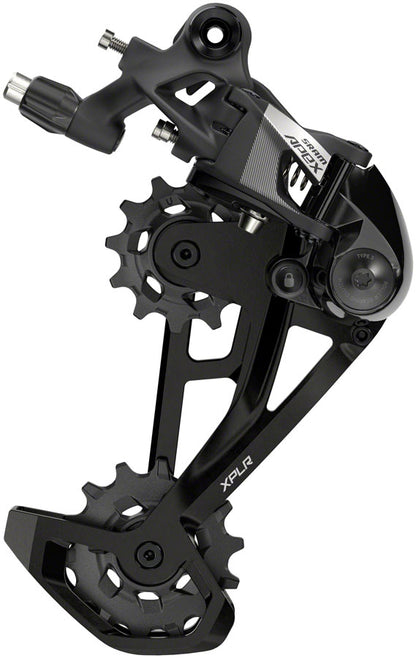 NEW SRAM Apex XPLR Rear Derailleur - 12-Speed, Medium Cage, 44t Max, Black, D1 - Around the Cycle