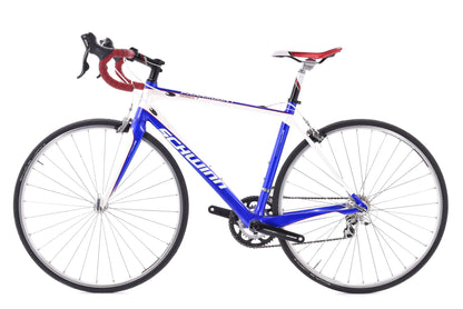 USED Schwinn Paramount 7 Series Medium Carbon Road Bike Shimano 105 2x10 speed Blue/White