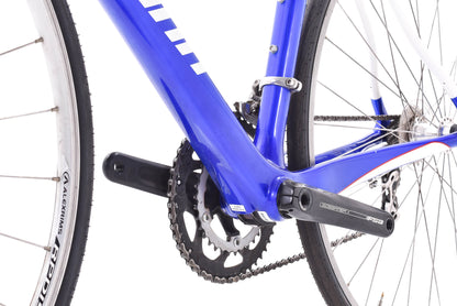 USED Schwinn Paramount 7 Series Medium Carbon Road Bike Shimano 105 2x10 speed Blue/White