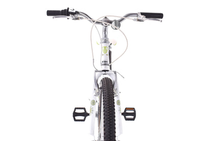 USED Trek MT200 24" Kid's Hardtail Mountain Bike White Green 1x7 Speed