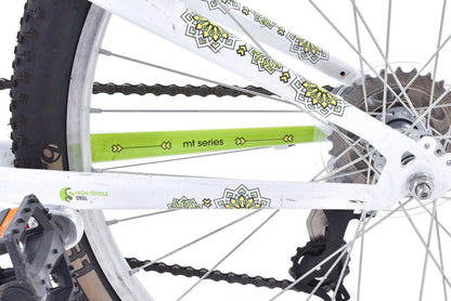 USED Trek MT200 24" Kid's Hardtail Mountain Bike White Green 1x7 Speed