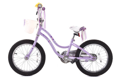 USED Trek Mystic 16" Kids Cruiser Bike Purple Single Speed Coaster Brake