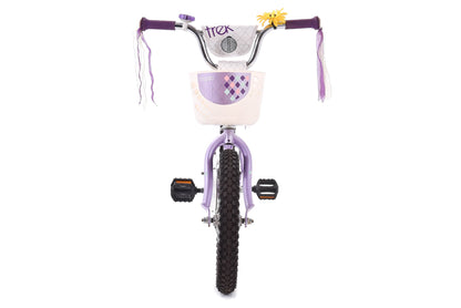 USED Trek Mystic 16" Kids Cruiser Bike Purple Single Speed Coaster Brake
