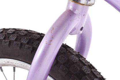 USED Trek Mystic 16" Kids Cruiser Bike Purple Single Speed Coaster Brake