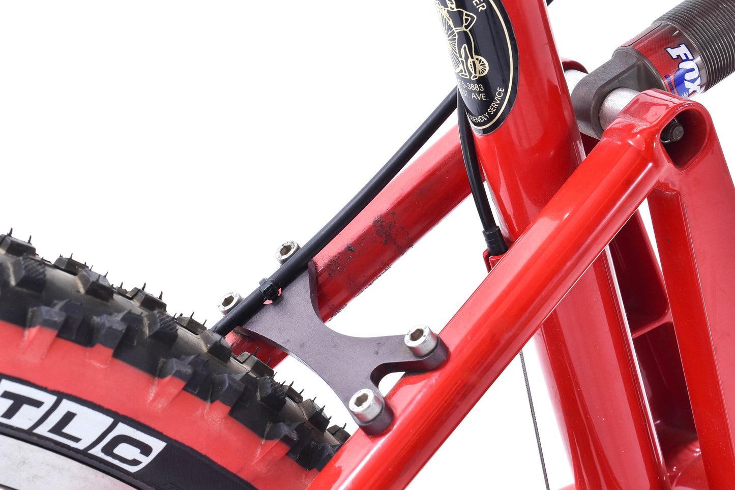 USED Vintage Santa Cruz Heckler Alloy Mountain Bike 18" Deore XT/LX SRAM Level Full Suspension