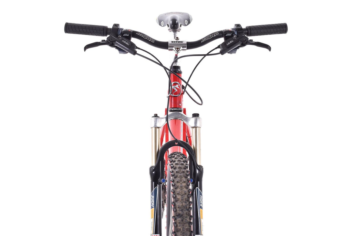 USED Vintage Santa Cruz Heckler Alloy Mountain Bike 18" Deore XT/LX SRAM Level Full Suspension