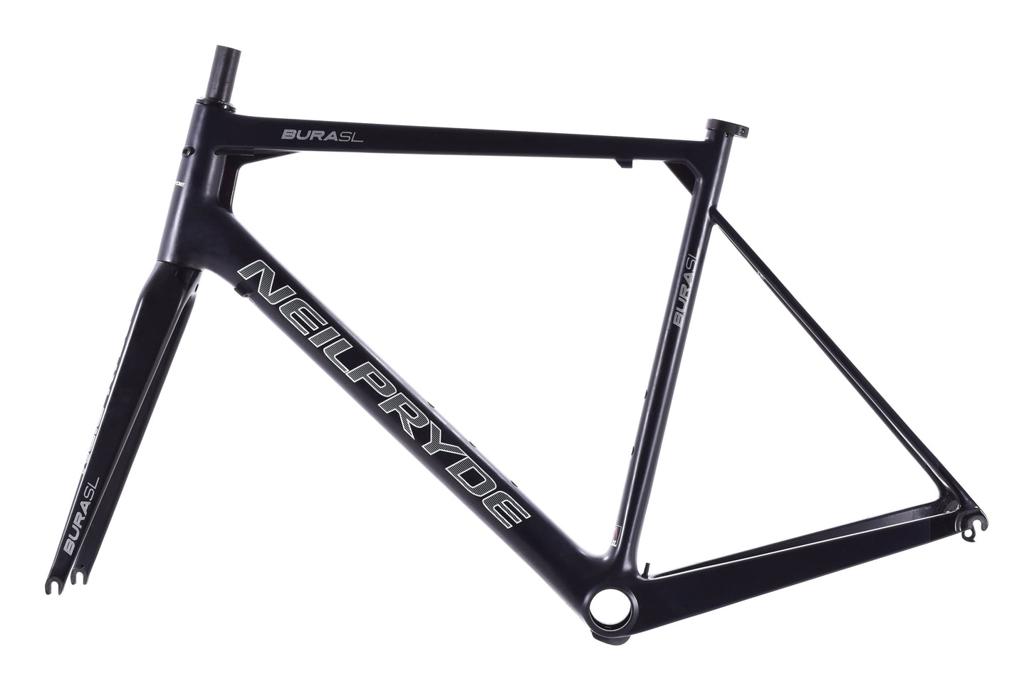 USED NeilPryde Bura SL Carbon Road Bike Frame XL Rim Brake Quick Release Black Predecessor to Chapter 2