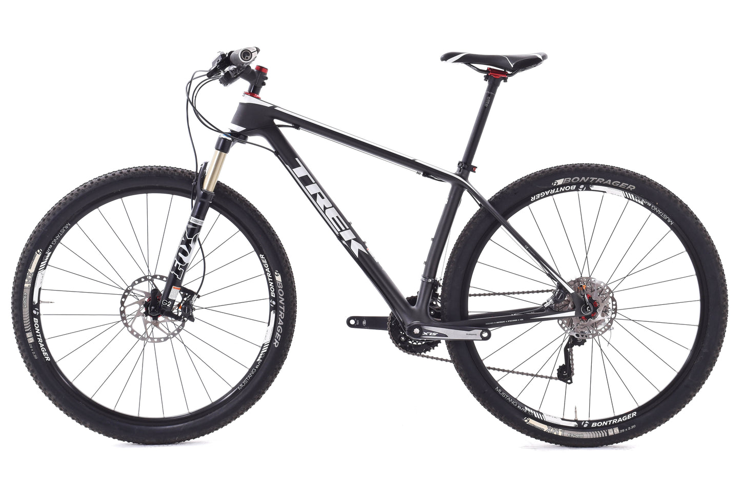 USED 2015 Trek Superfly 9.7 Carbon 29er Hardtail Mountain Bike 18.5" SLX/XT 2x10 Black