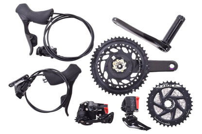 NEW Take Off SRAM Force AXS D2 2x12 Road Groupset 170mm 48/35t Crank 10-36t XDR Driver w/ Charger