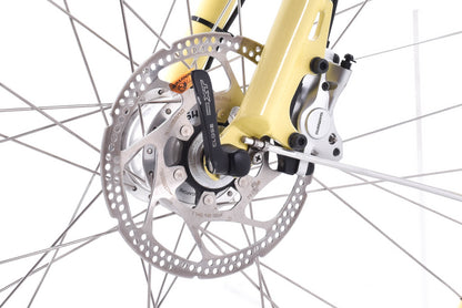 USED Sycip Custom Steel Bob Long Urban Cruiser Commuter Bike Shimano Alfine 8 spd Hydraulic Disc Brakes Yellow