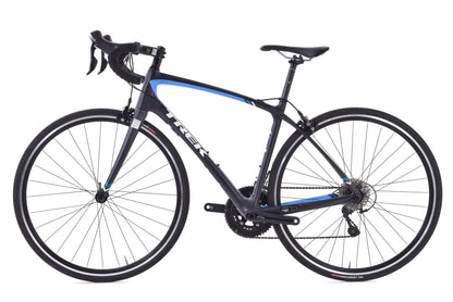 USED 2017 Trek Silque S 5 Carbon Road Bike 52cm Shimano 105 2x11 Speed Black/White/Blue