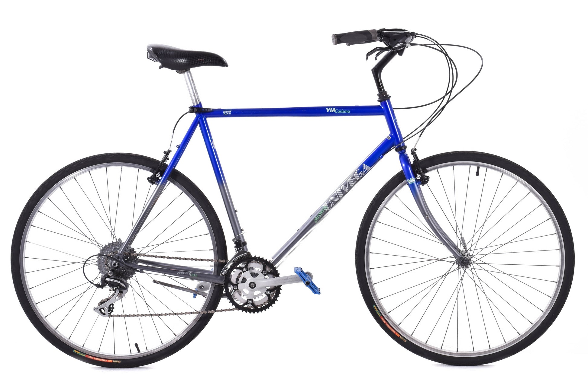 univega usa electric bicycles Geo Light B bike 2019 refurbished Axle Wheels Rims Alloy Double Wall Hubs Alloy Spokes Stainless Steel Tires 29 x 2.35 Knobby MTB Drivetrain Shifter 9 Speed Trigger Derailleur 9 Speed Crank Alloy Chainring 1/2 x 3/32 32T Cassette/Freewheel 11 700c Univega-USA Weekend Voyage 1.0,