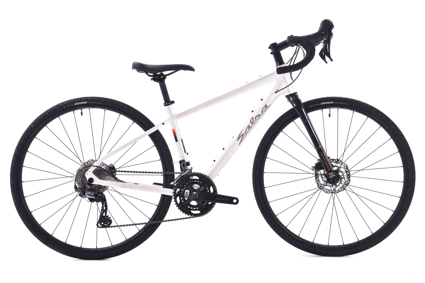 DEMO Salsa Journeyer 2.1 GRX 600 700 Bike - 700c, Aluminum, White, 53cm