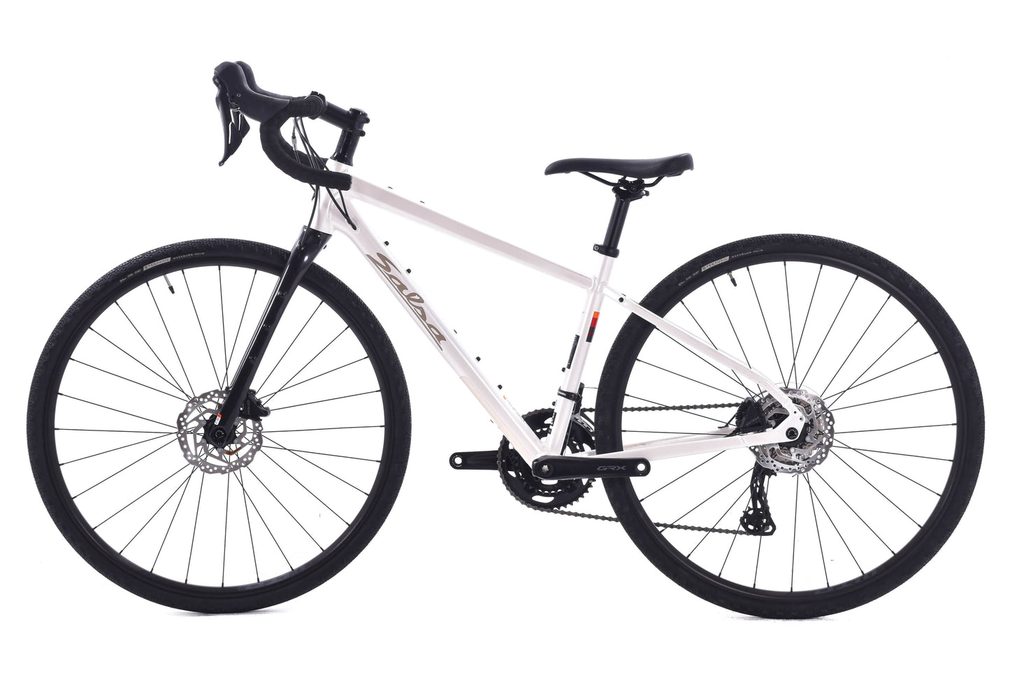 DEMO Salsa Journeyer 2.1 GRX 600 700 Bike - 700c, Aluminum, White, 53cm