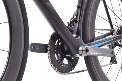 USED 2017 Giant TCR Advanced SL Road Bike M/L Shimano Ultegra w/ Carbon Wheels Rim Brake Black/Blue