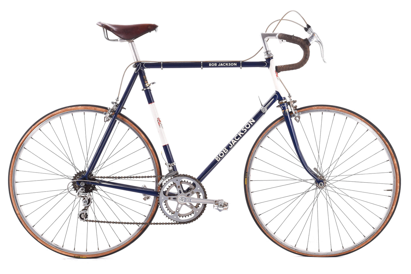 USED Vintage Bob Jackson Reynolds 531 Lugged Steel 61cm Suntour Cyclone 2x5 speed Blue AS IS