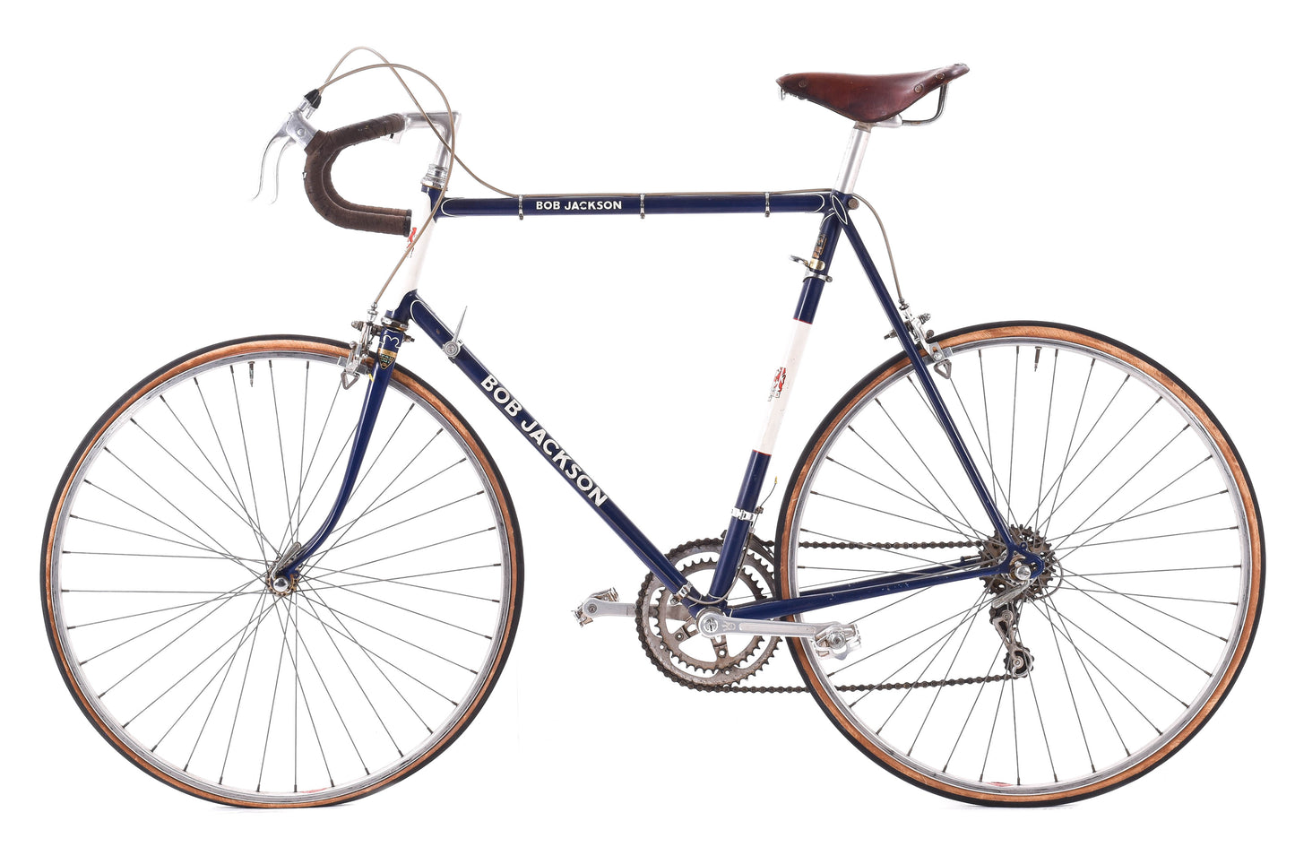 USED Vintage Bob Jackson Reynolds 531 Lugged Steel 61cm Suntour Cyclone 2x5 speed Blue AS IS