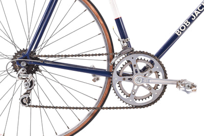 USED Vintage Bob Jackson Reynolds 531 Lugged Steel 61cm Suntour Cyclone 2x5 speed Blue AS IS