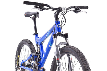 USED Giant VT Two Full Suspension Mountain Bike Size 16.5" w/ 26" Wheels Blue
