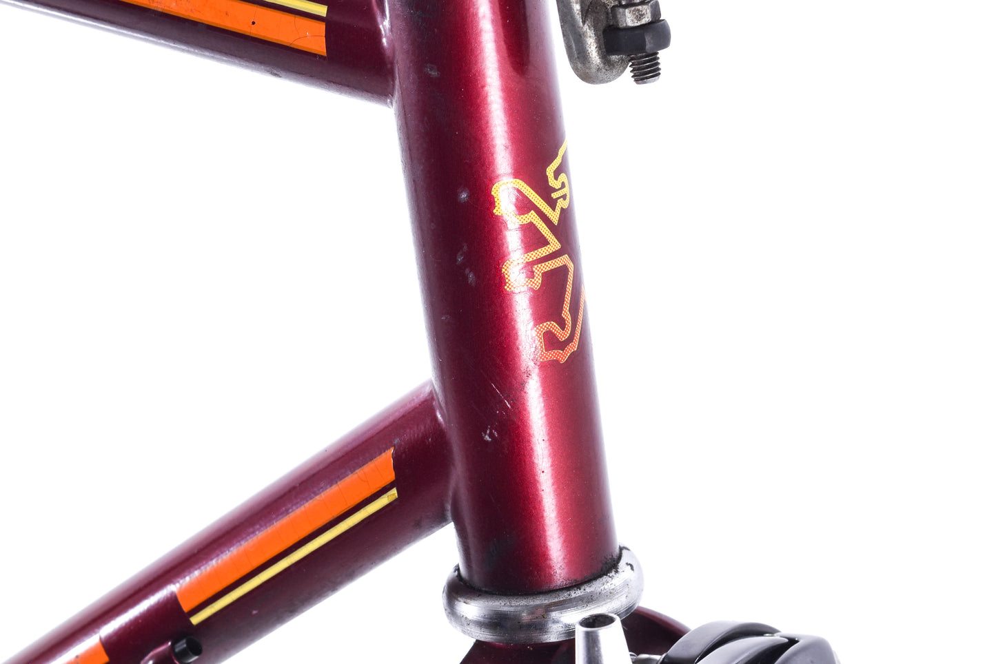 USED Vintage Peugeot Road Bike Frame 56cm Carbolite Lugged Steel Maroon