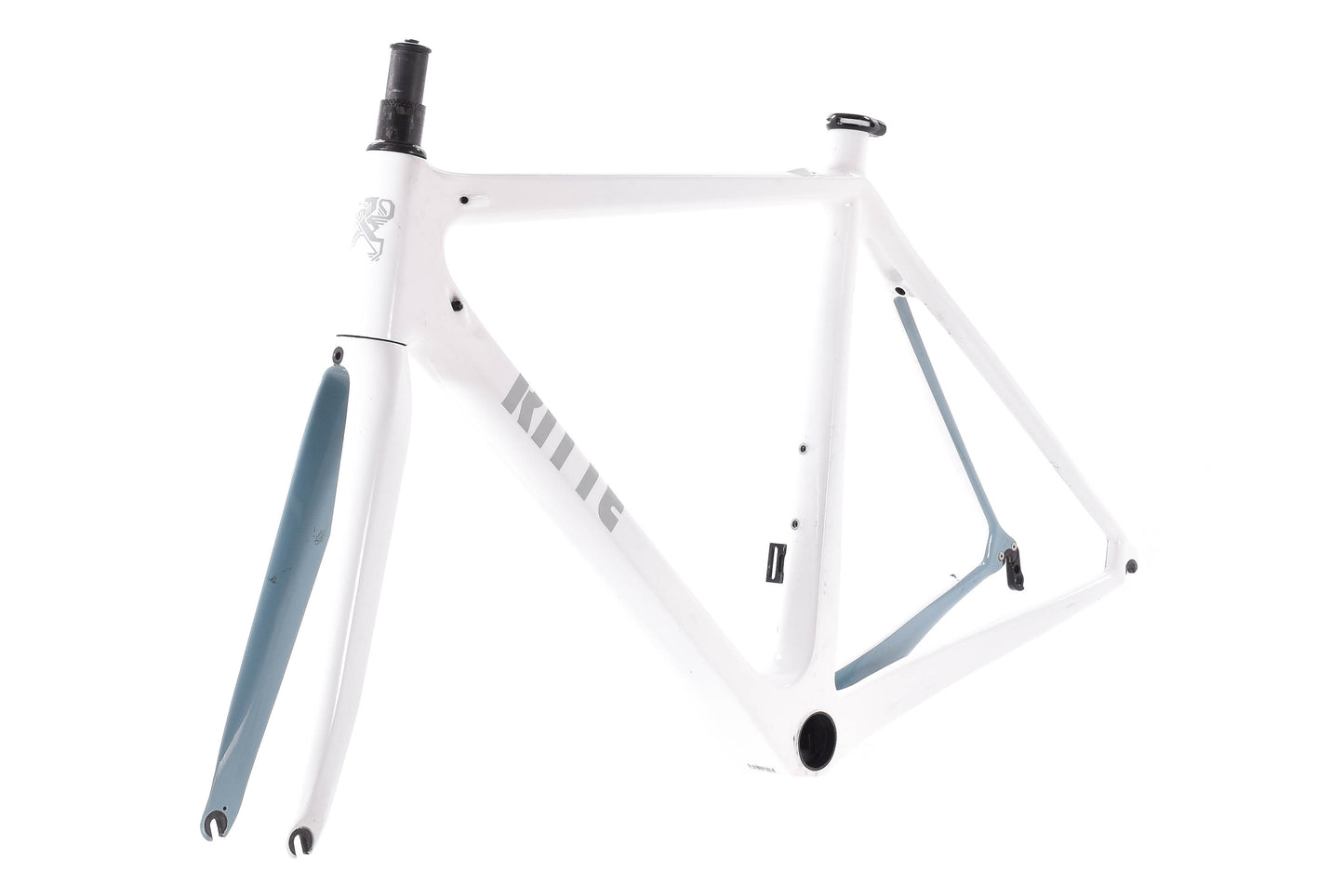 USED 2020 Ritte Ace Carbon Road Bike Frameset 54cm/Medium Rim Brake White/Blue