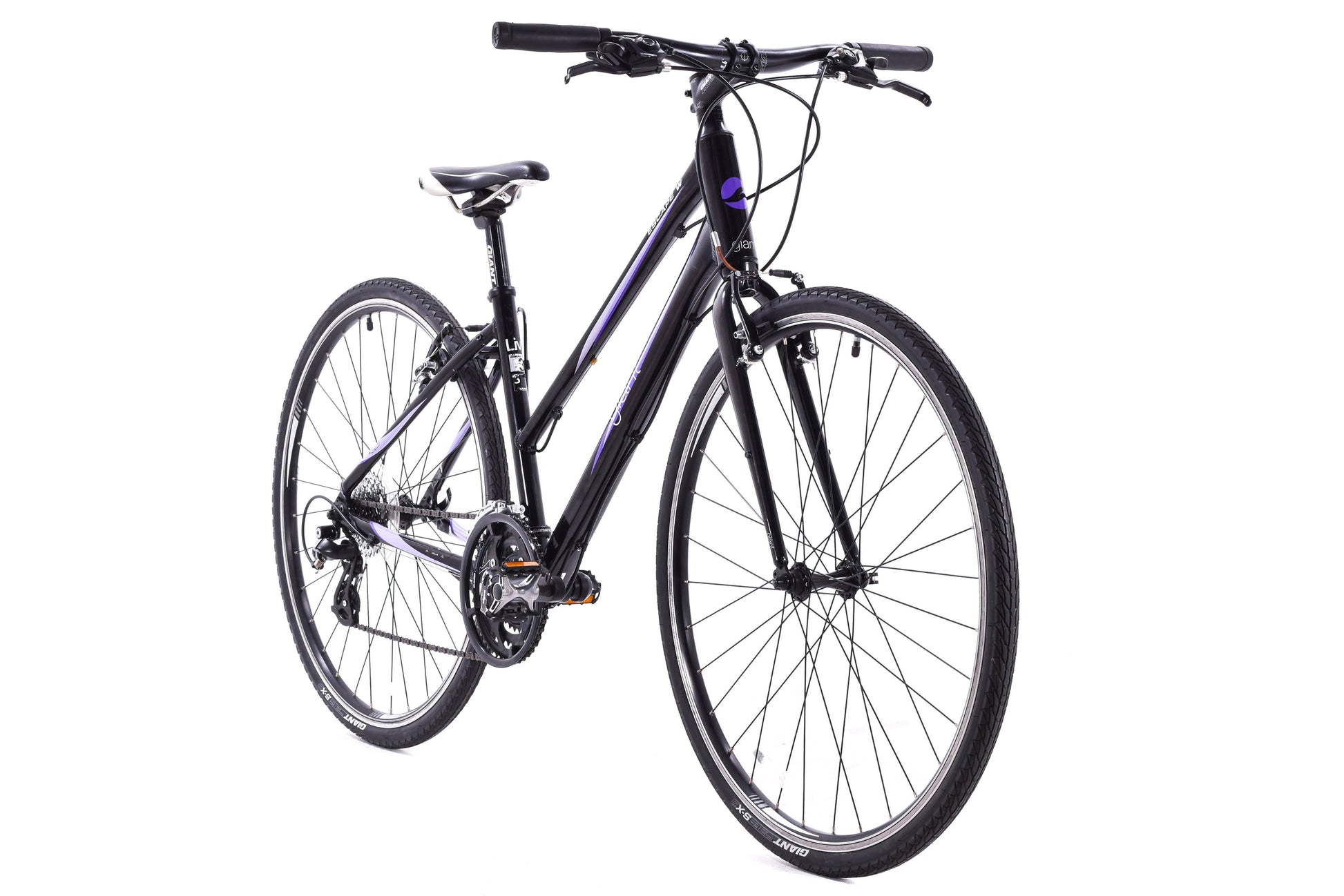 USED Giant Liv Escape Hybrid Bike Small Black/Purple 3x8 speed USED Giant Liv Escape Hybrid Bike Small Black/Purple 3x8 speed