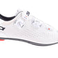 USED Sidi Wire 2S 42 EU / 8 US Carbon Composite White Road Shoe