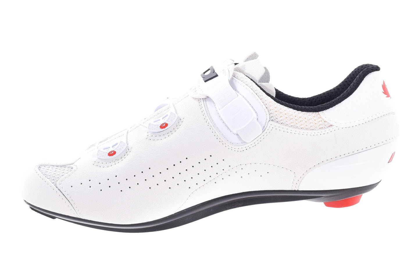 USED Sidi Wire 2S 42 EU / 8 US Carbon Composite White Road Shoe