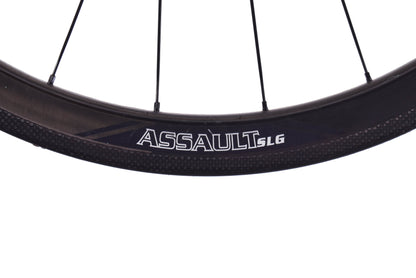 USED Reynolds Assault SLG Carbon Road Wheelset 700c Rim Brake Tubular